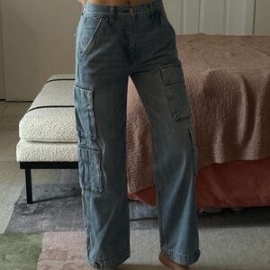 Aritzia Denim Forum Millie Hi Rise cargo jeans